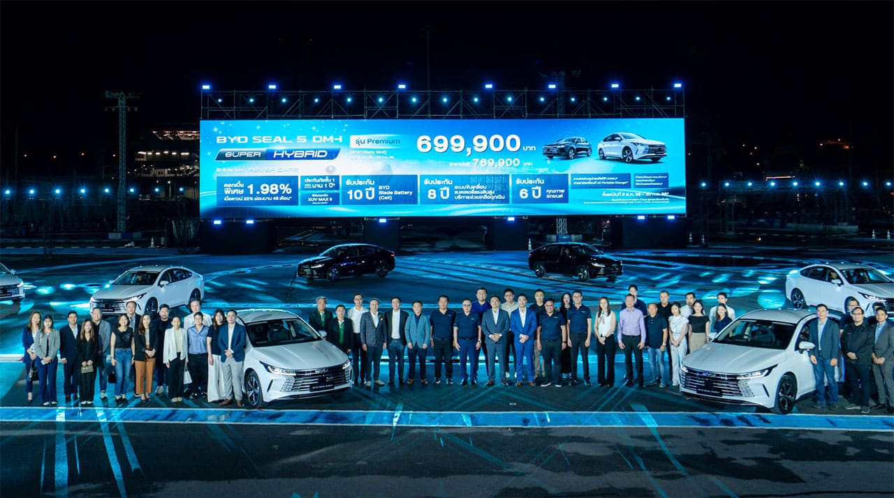 BYD launches locally produced Seal 5 DM-i hybrid sedan in Thailand
