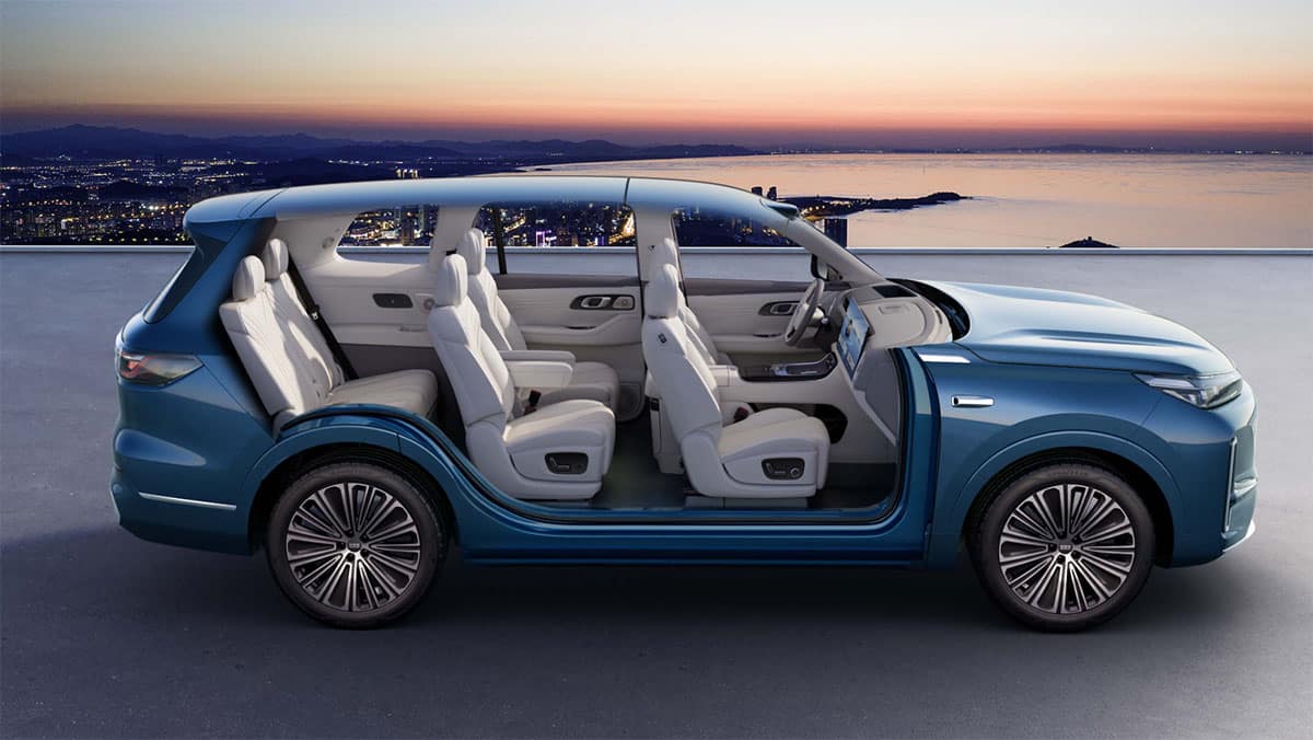 Geely Galaxy begins pre-sales of large hybrid SUV M9, starting at ,050