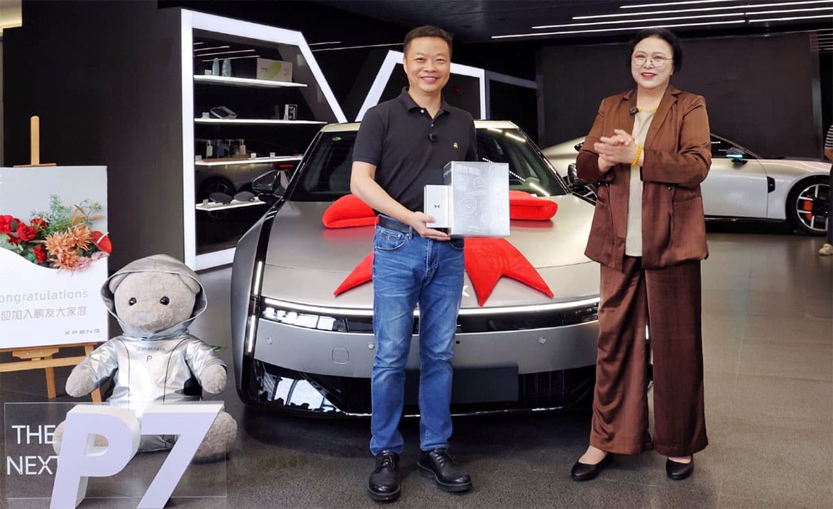 Xpeng's next-gen P7 electric sedan makes European premiere