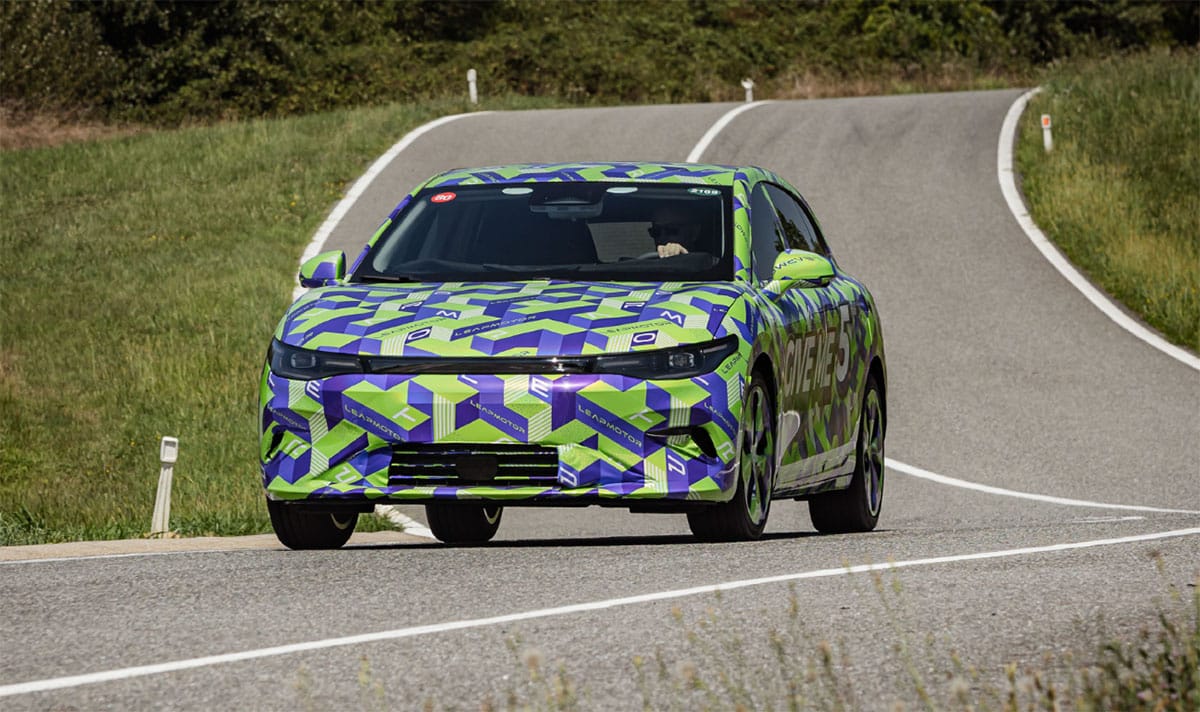 Leapmotor exec shares images of camouflaged Lafa 5 as Sept 8 debut nears
