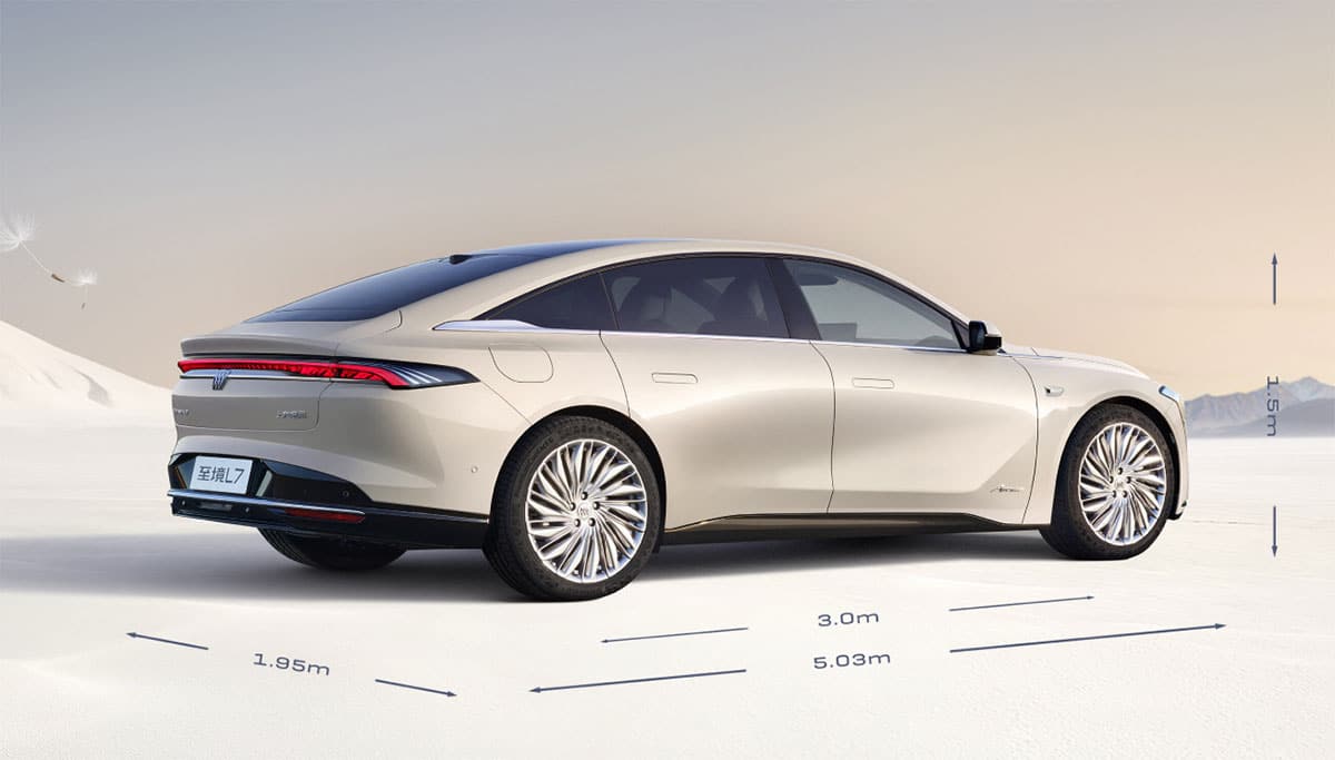 Buick launches Electra L7 extended-range sedan in China, starting at $23,820