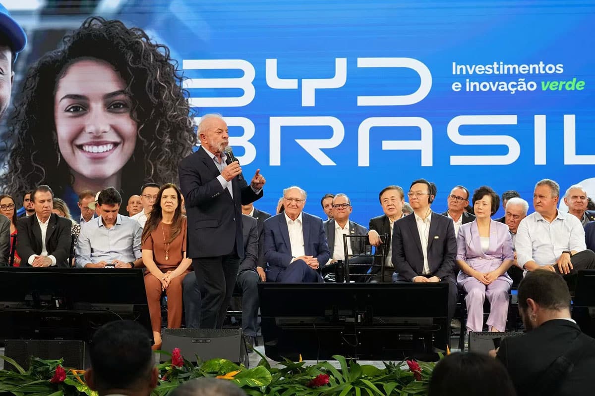 BYD's 14 millionth NEV rolls off line at Brazil plant, delivered to President Lula