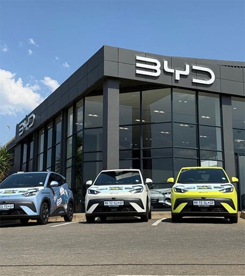 BYD plans to build up to 300 fast-charging stations in South Africa by end-2026