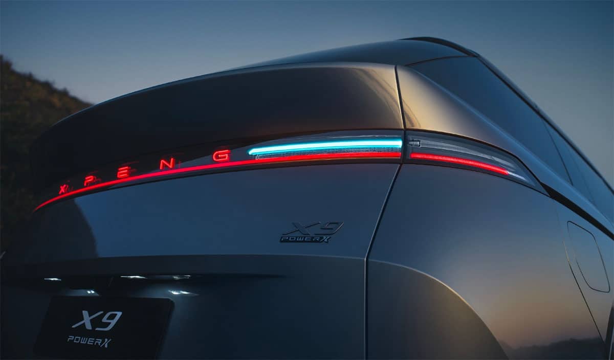 Xpeng X9 EREV offers 1,602-km range with 63.3-kWh battery and 60-liter fuel tank
