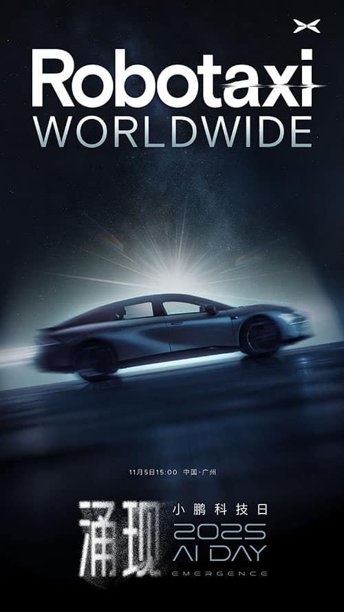 Xpeng previews what its robotaxi can do as AI Day nears