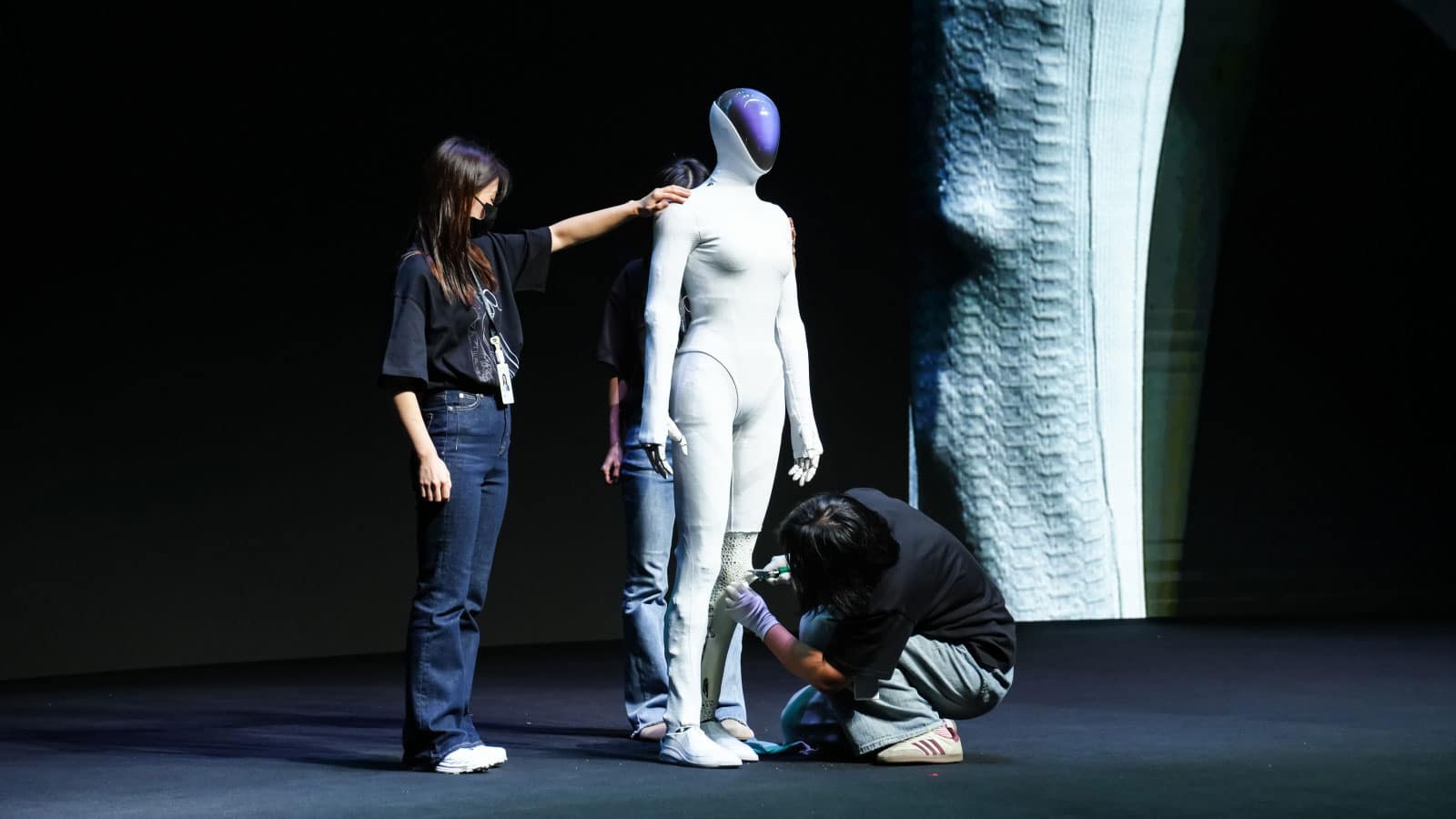 Xpeng's Iron humanoid robot looks so real that some suspect it hides a human inside