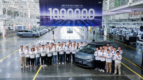 Xpeng hits 1 million car production milestone