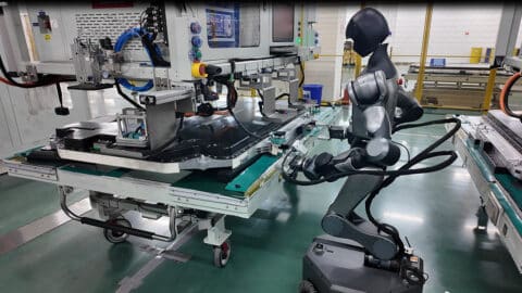 CATL launches world's 1st humanoid robot-powered battery pack production line