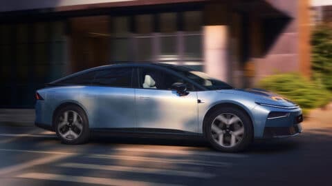 Xpeng teases facelifted P7+ sedan, to add EREV option