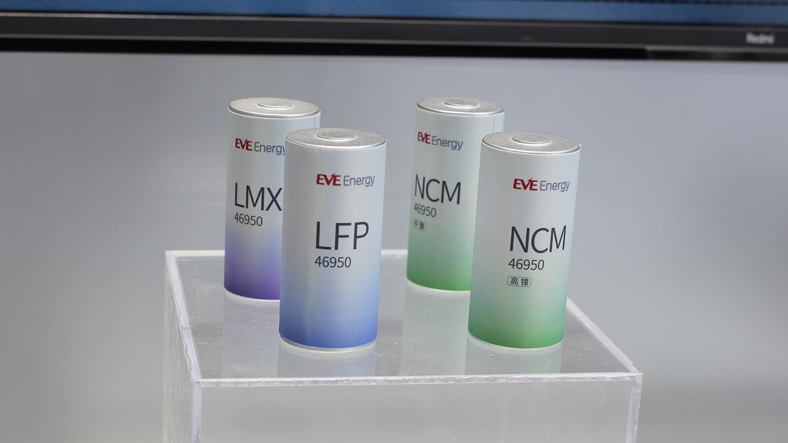 File photo shows Eve Energy's battery cells.