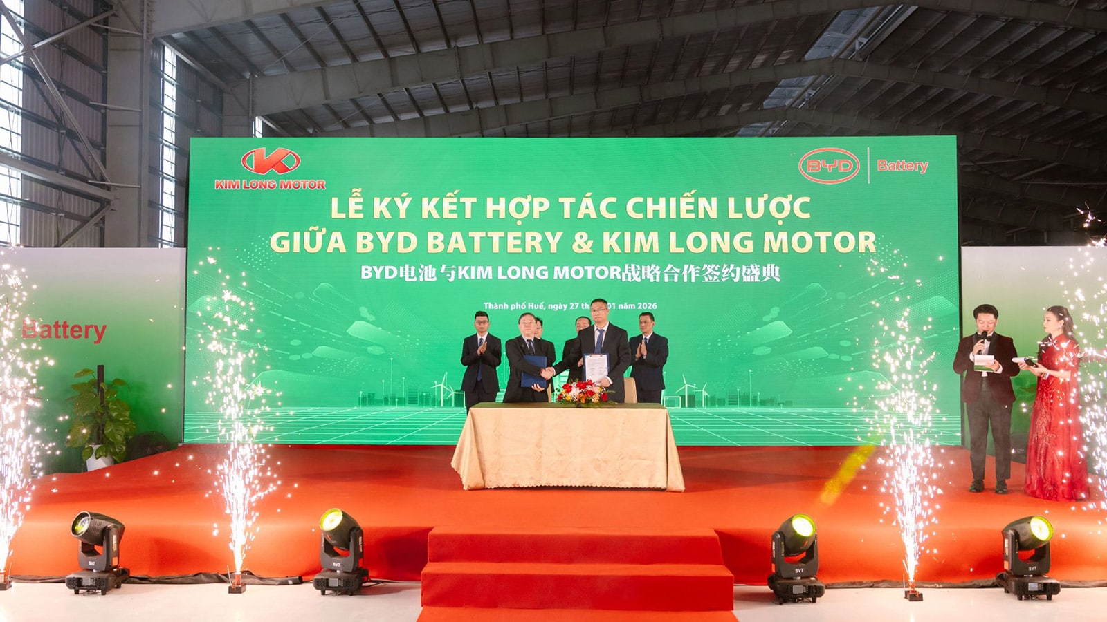 BYD begins construction of Vietnam battery plant in partnership with local automaker