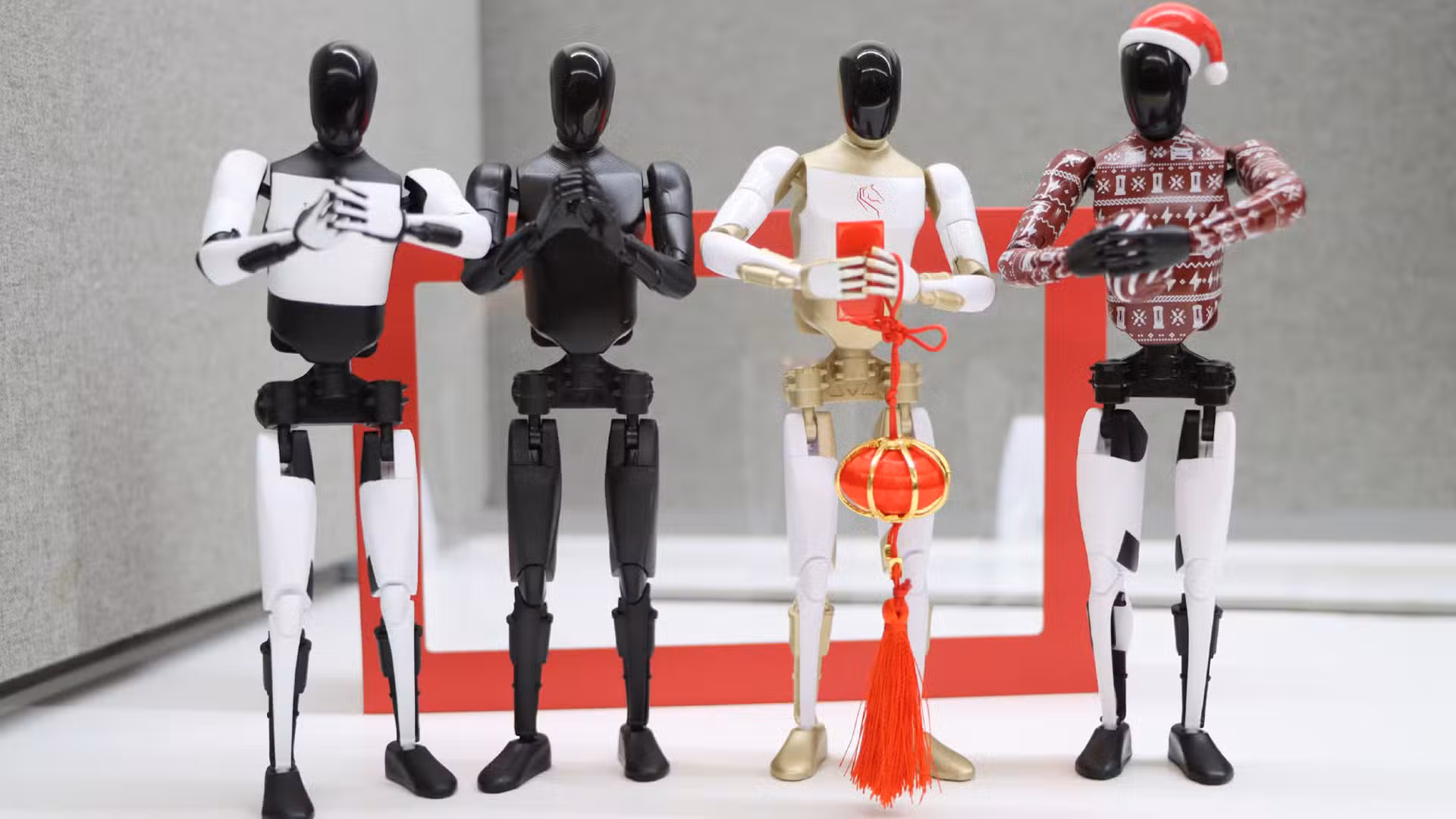 Tesla's humanoid robots.
