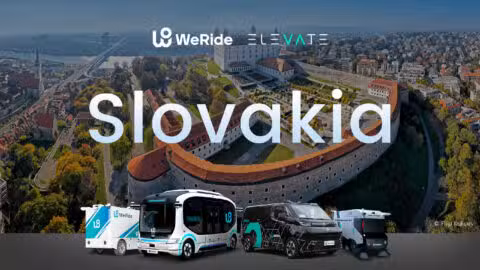 WeRide enters Slovakia, expanding autonomous driving footprint to 12 countries