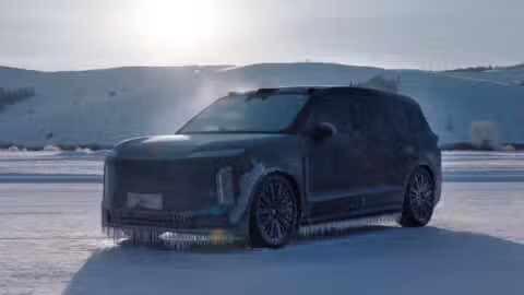 Nio teases flagship ES9 SUV with winter test video ahead of Apr 9 event
