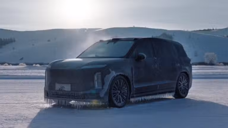 Nio teases flagship ES9 SUV with winter test video ahead of Apr 9 event