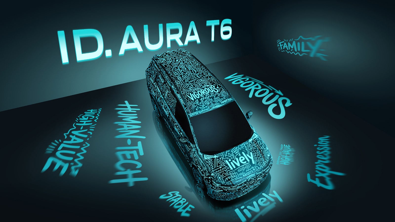 FAW-VW names frst model of ID. AURA series T6, set for Beijing Auto Show debut