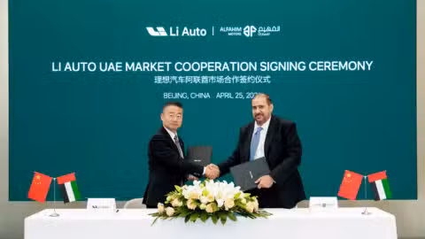 Li Auto accelerates global push with new Middle East and Asia partnerships