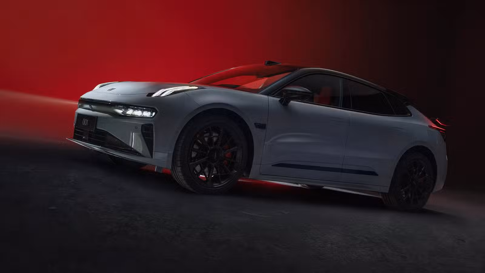 An exterior image of the Zeekr 001 Fifth Anniversary Edition.