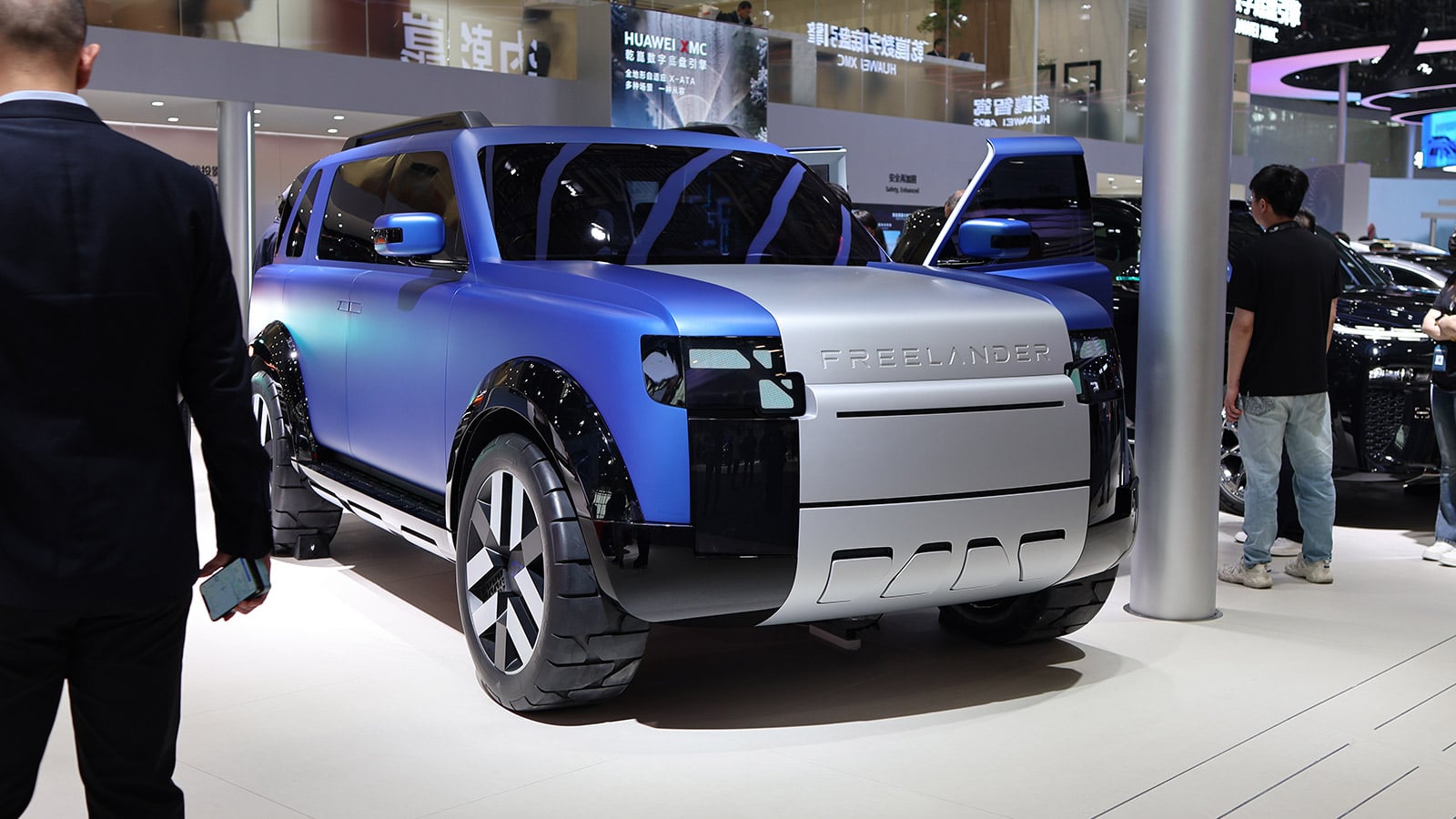 A Freelander Concept 97 concept car on display at the Beijing Auto Show in April 2026.